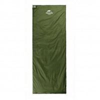 Спальный мешок Nature Hike MINI ULTRA LIGHT увеличенный размер 205×85см, вес 1кг, 8-15℃ зеленый