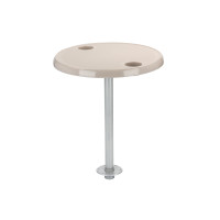Набор круглый стол со стойкой 75201-03, цвет Ivory